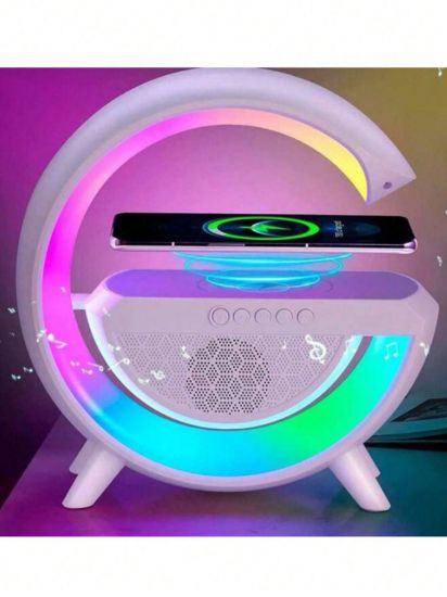 🎵🔊 Bocina G | Luces LED ✨ ⏰🔋 Cargador + Alarma