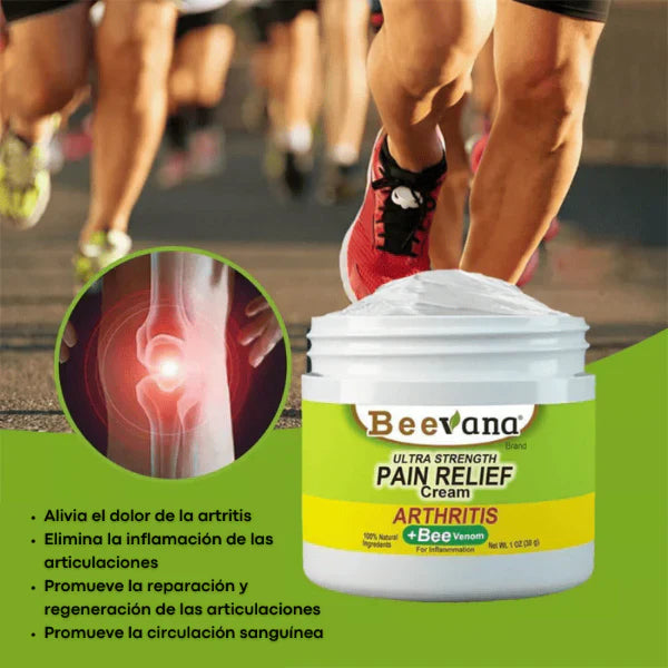 2X1🐝 Beevana – Crema Natural para Dolores Musculares y Articulares 🌿 ¡Alivio rápido y efectivo del dolor de las articulaciones!
