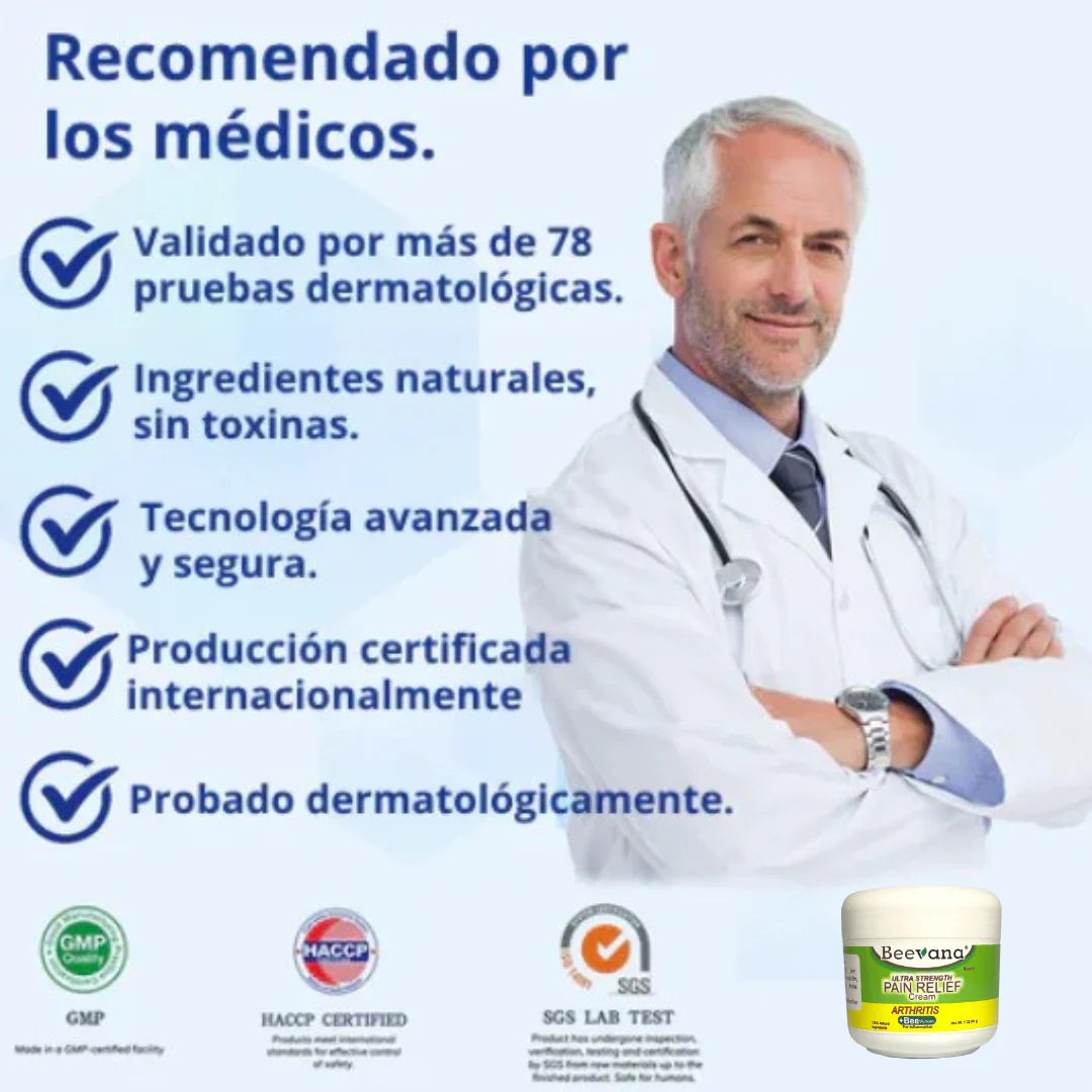 2X1🐝 Beevana – Crema Natural para Dolores Musculares y Articulares 🌿 ¡Alivio rápido y efectivo del dolor de las articulaciones!