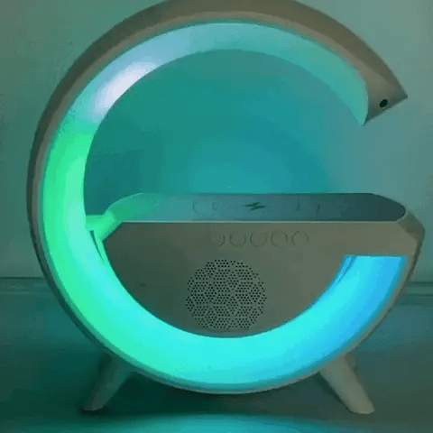 🎵🔊 Bocina G | Luces LED ✨ ⏰🔋 Cargador + Alarma