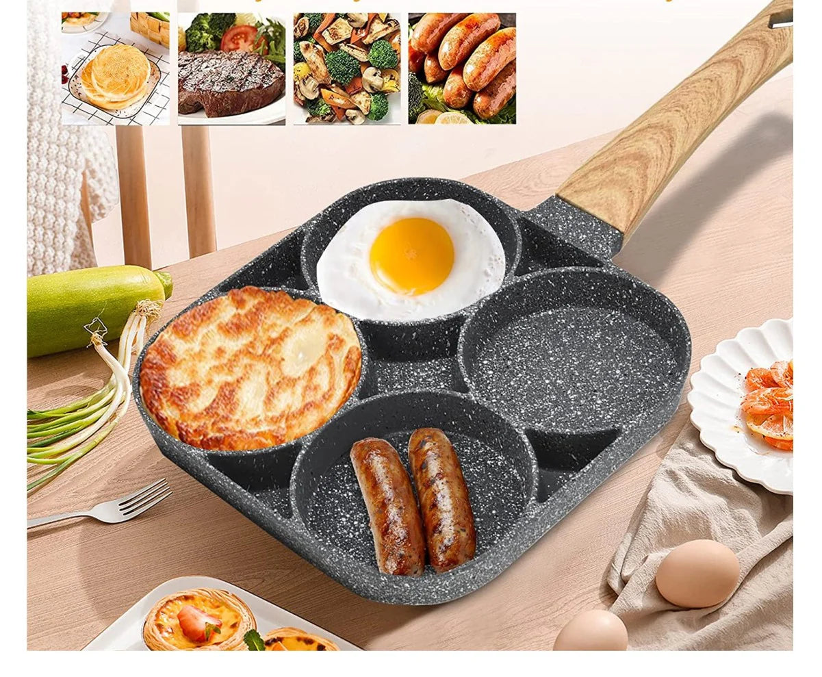 🔥🍳 Sartén Multifuncional 4 en 1 | Cocina Fácil y Rápida 🍔🥞