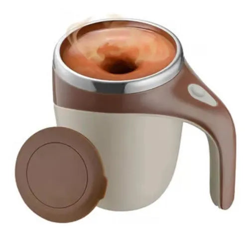 ✨☕🔄 Taza Batidora Automática | Mezclado fácil en segundos 🔋⚡