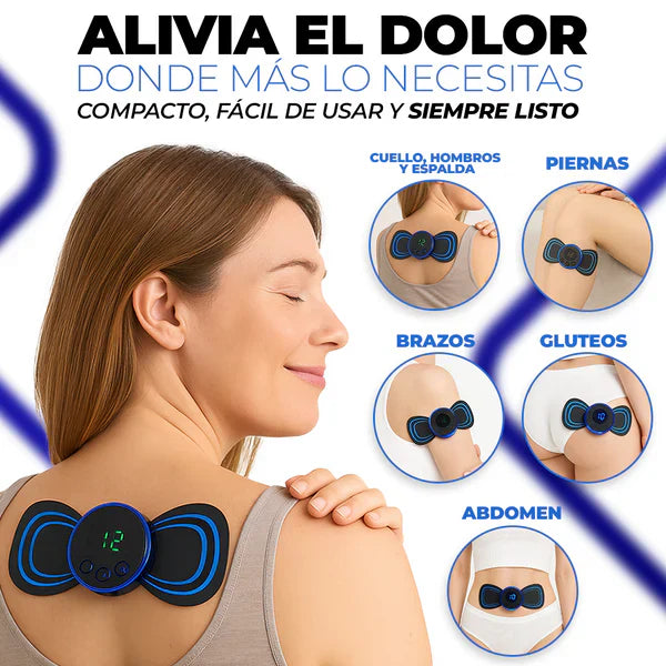 🔋💆‍♂️ Mini Masajeador Recargable | Llévalo a Todas Partes 🎒