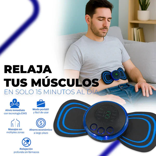 🔋💆‍♂️ Mini Masajeador Recargable | Llévalo a Todas Partes 🎒